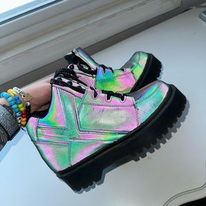 YRU REFLECTIVE RAVE BOOTS